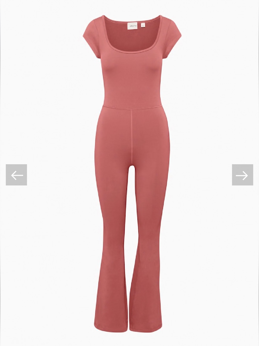 Aritzia Wilfred Free Theadora Jumpsuit - Square Scoop Neck/Flare Wide Leg